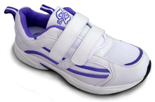 Dr Zen Lori lavender velcro athletic diabetic shoe