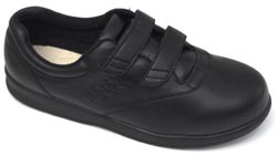 Dr Zen Dawn black diabetic shoe