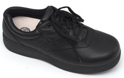 Dr Zen Kosmo black diabetic shoe