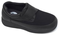 Dr Zen Raven black diabetic shoe