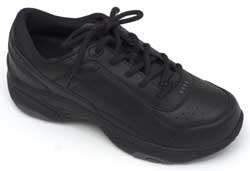 Dr Zen Sport II black lace athletic diabetic shoe