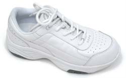 Dr Zen Sport II white lace athletic diabetic shoe
