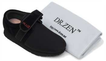 Dr Zen Titan black diabetic shoe